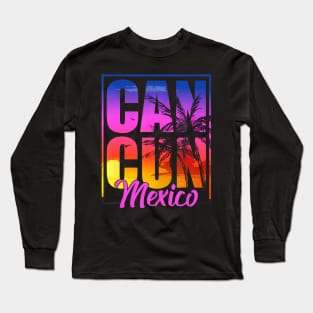 CANCUN MEXICO 2024 Vacation Beach Family Long Sleeve T-Shirt